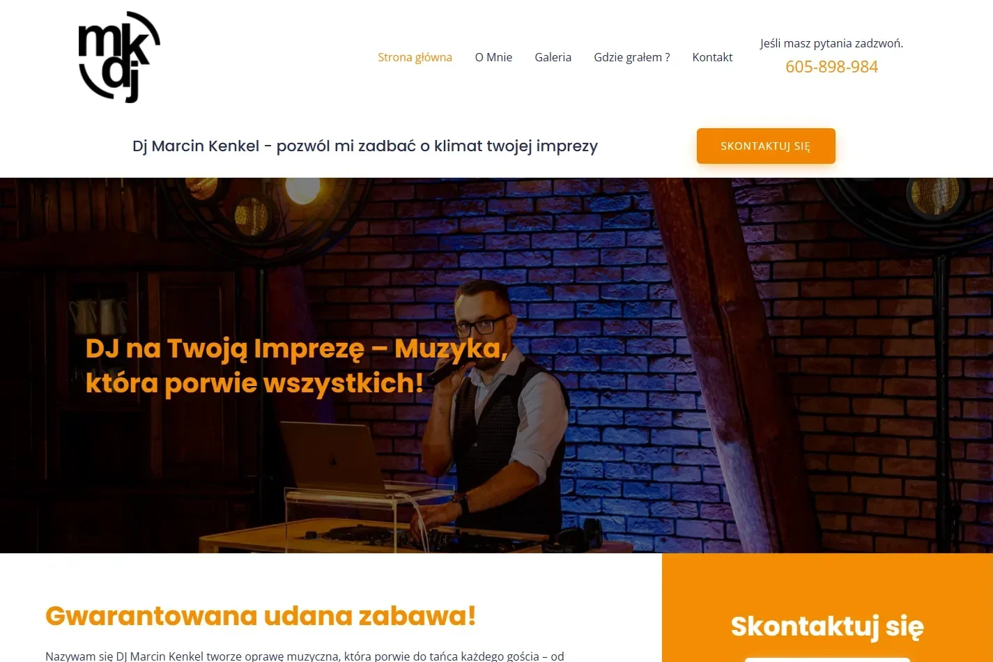Strona djmarcinkenkel.pl