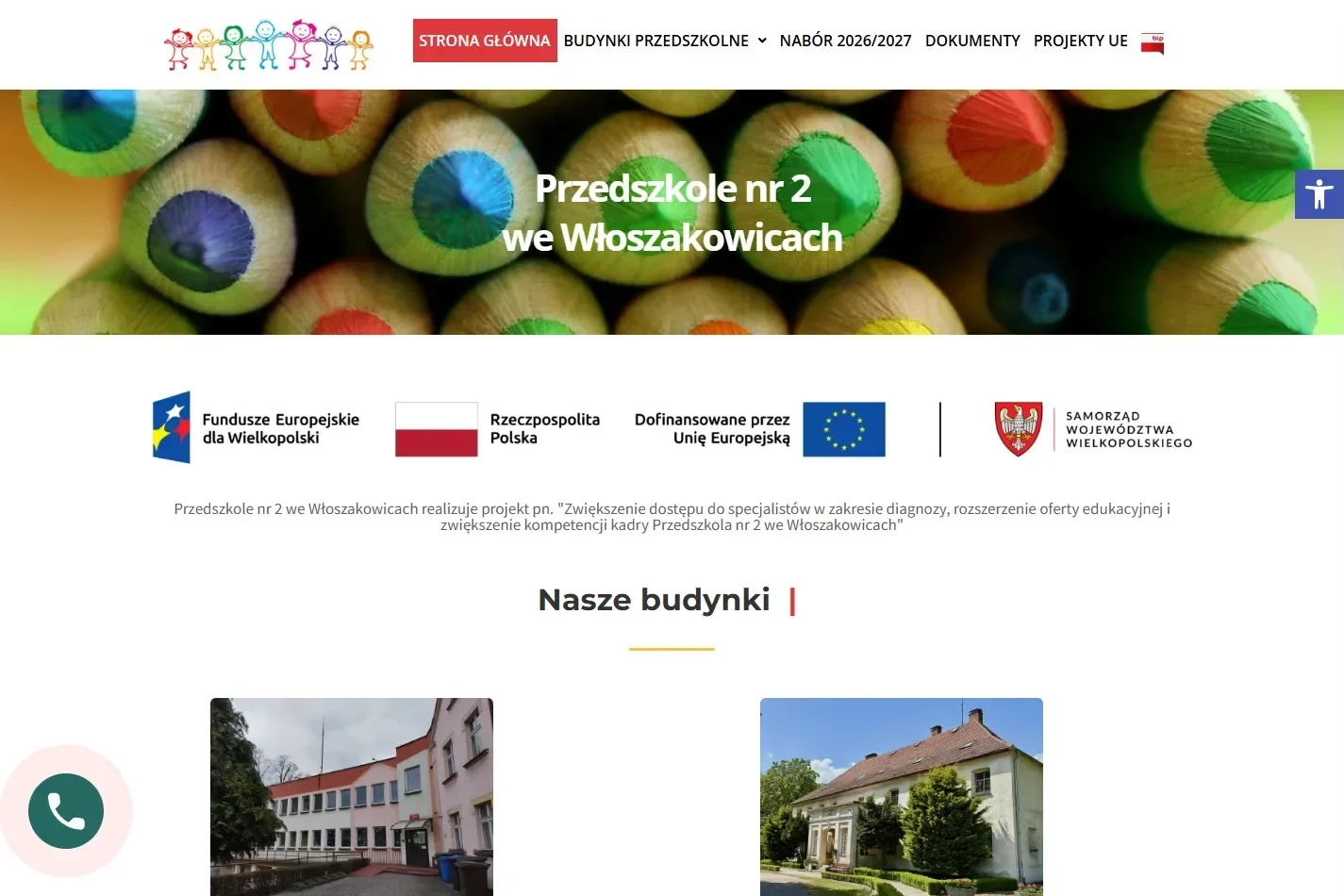 Strona przedszkole.wloszakowice.pl